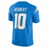 Justin Herbert Los Angeles Chargers Nike Vapor F.U.S.E. Limitiertes Trikot – Puderblau