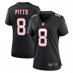 Kyle Pitts Atlanta Falcons Nike Damen-Spieltrikot – Schwarz