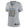 Justin Herbert Los Angeles Chargers Nike Atmosphere Fashion Game-Trikot für Damen – Grau