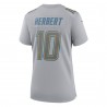 Justin Herbert Los Angeles Chargers Nike Atmosphere Fashion Game-Trikot für Damen – Grau