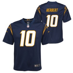 Justin Herbert Los Angeles Chargers Nike Jugend-Spieltrikot – Marineblau