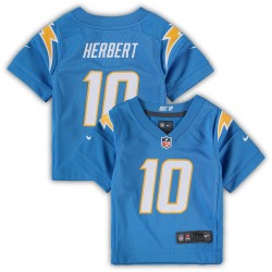 Justin Herbert Los Angeles Chargers Nike Kleinkind-Spieltrikot – Pulverblau