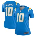 Justin Herbert Los Angeles Chargers Nike Damen-Legend-Player-Performance-Oberteil – Pulverblau