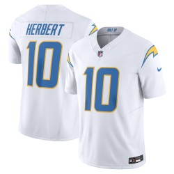 Justin Herbert Los Angeles Chargers Nike Vapor F.U.S.E. Limitiertes Trikot – Weiß