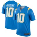 Justin Herbert Los Angeles Chargers Nike Team Legend Player Performance Top – Pulverblau