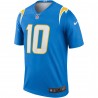 Justin Herbert Los Angeles Chargers Nike Team Legend Player Performance Top – Pulverblau