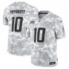 Justin Herbert Los Angeles Chargers Nike 2024 Salute to Service Limited Trikot – Arctic Camo