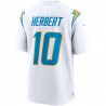 Justin Herbert Los Angeles Chargers Nike Spieltrikot – Weiß