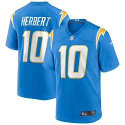 Justin Herbert Los Angeles Chargers Nike Spieler-Spieltrikot – Pulverblau