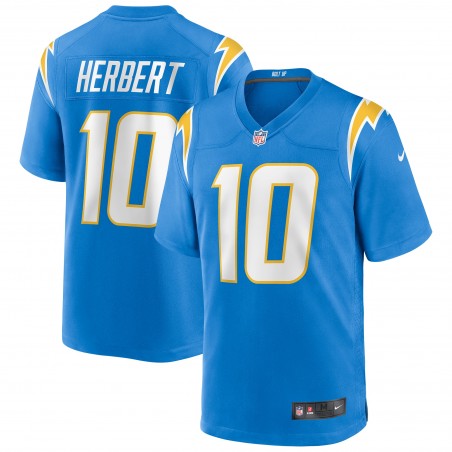 Justin Herbert Los Angeles Chargers Nike Spieler-Spieltrikot – Pulverblau