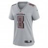 Kyle Pitts Atlanta Falcons Nike Atmosphere Fashion Game-Trikot für Damen – Grau