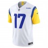 Puka Nacua Los Angeles Rams Nike Vapor F.U.S.E. Limitiertes Trikot – Weiß