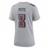 Kyle Pitts Atlanta Falcons Nike Atmosphere Fashion Game-Trikot für Damen – Grau