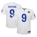 Matthew Stafford Los Angeles Rams Nike Super Bowl LVI Game Patch-Trikot für Jugendliche – Weiß