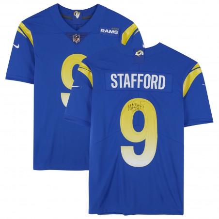 Matthew Stafford Los Angeles Rams Fanatics Authentisches signiertes Nike Limited-Trikot – Königsblau