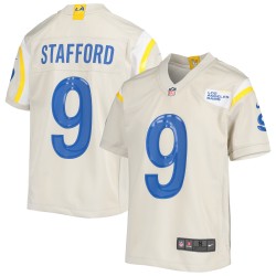 Matthew Stafford Los Angeles Rams Nike Jugend-Spieltrikot – Creme