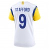 Matthew Stafford Los Angeles Rams Nike Damen-Spielertrikot – Weiß