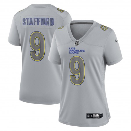 Matthew Stafford Los Angeles Rams Nike Atmosphere Fashion Game-Trikot für Damen – Grau