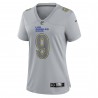 Matthew Stafford Los Angeles Rams Nike Atmosphere Fashion Game-Trikot für Damen – Grau