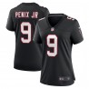 Michael Penix Jr. Atlanta Falcons Nike Throwback-Spieltrikot für Damen – Schwarz