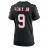 Michael Penix Jr. Atlanta Falcons Nike Throwback-Spieltrikot für Damen – Schwarz