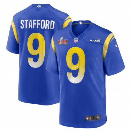 Matthew Stafford Los Angeles Rams Nike Super Bowl LVI Bound Game Patch-Trikot – Royalblau