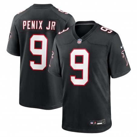 Michael Penix Jr. Atlanta Falcons Nike Throwback-Spieltrikot – Schwarz