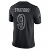 Matthew Stafford Los Angeles Rams Nike RFLCTV Limited Trikot – Schwarz