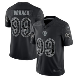 Aaron Donald Los Angeles Rams Nike RFLCTV Limited Trikot – Schwarz