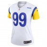 Aaron Donald Los Angeles Rams Nike Alternate Legend Player Performance-Oberteil für Damen – Weiß