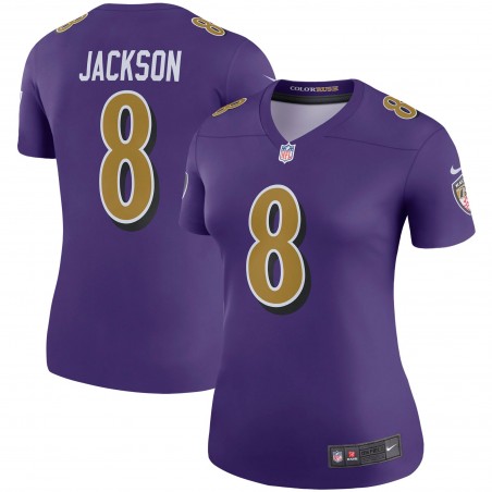 Lamar Jackson Baltimore Ravens Nike Alternate Legend Player Performance-Oberteil für Damen – Lila