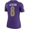 Lamar Jackson Baltimore Ravens Nike Alternate Legend Player Performance-Oberteil für Damen – Lila