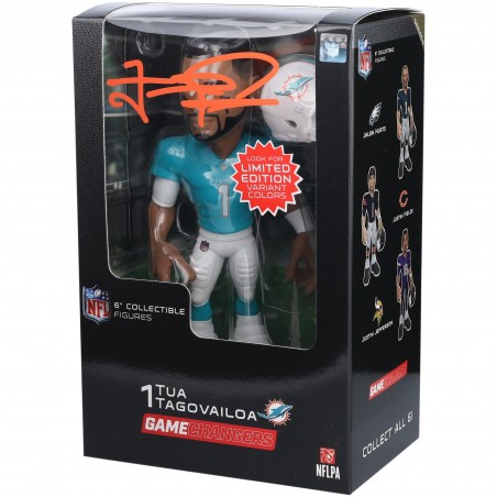 Tua Tagovailoa Miami Dolphins signiert Fanatics Authentic GameChangers Series 4 6" Figur