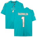 Tua Tagovailoa Miami Dolphins Fanatics Authentisches handsigniertes Aqua Nike Limited Trikot