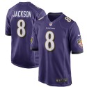 Lamar Jackson Baltimore Ravens Nike Game Player-Trikot – Lila