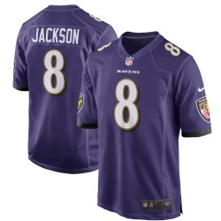 Lamar Jackson Baltimore Ravens Nike Game Player-Trikot – Lila