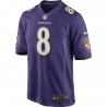 Lamar Jackson Baltimore Ravens Nike Game Player-Trikot – Lila