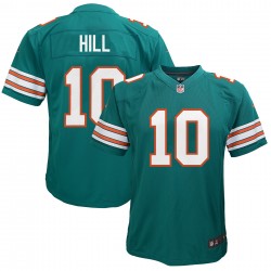 Tyreek Hill Miami Dolphins Nike Jugend-Spieltrikot – Aqua