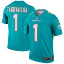 Tua Tagovailoa Miami Dolphins Nike Team Legend Player Performance Top – Aqua