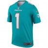 Tua Tagovailoa Miami Dolphins Nike Team Legend Player Performance Top – Aqua