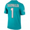 Tua Tagovailoa Miami Dolphins Nike Team Legend Player Performance Top – Aqua