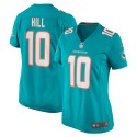 Tyreek Hill Miami Dolphins Nike Damen-Spielertrikot – Aqua