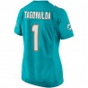 Tua Tagovailoa Miami Dolphins Nike Damen-Spieltrikot – Aqua