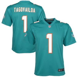 Tua Tagovailoa Miami Dolphins Nike Jugend-Spieltrikot – Aqua