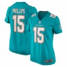 Jaelan Phillips Miami Dolphins Nike Game Player-Trikot für Damen – Aqua