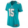 Jaelan Phillips Miami Dolphins Nike Game Player-Trikot für Damen – Aqua