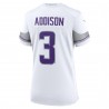 Jordan Addison Minnesota Vikings Nike Damen-Alternate-Game-Spielertrikot – Weiß