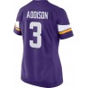 Jordan Addison Minnesota Vikings Nike Damen-Team-Spieltrikot – Lila