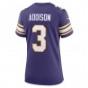 Jordan Addison Minnesota Vikings Nike Damen-Spieltrikot für klassische Spieler – Lila