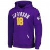 Justin Jefferson Minnesota Vikings Pro Standard Spielername und Nummer Pullover Hoodie – Lila